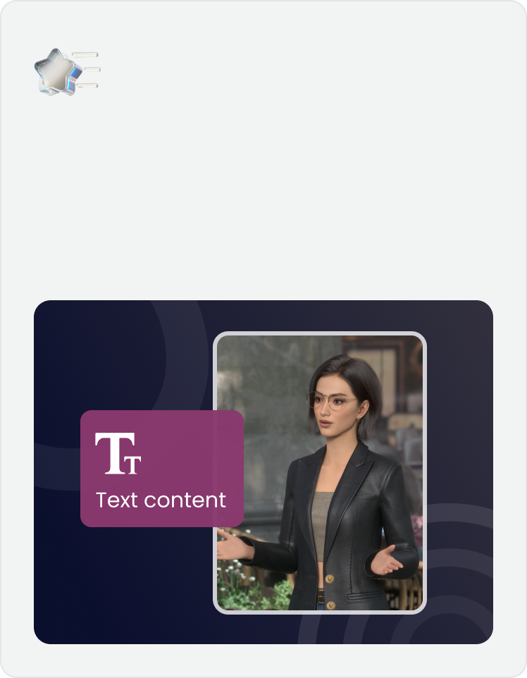 Text to 3D Avatar Animation